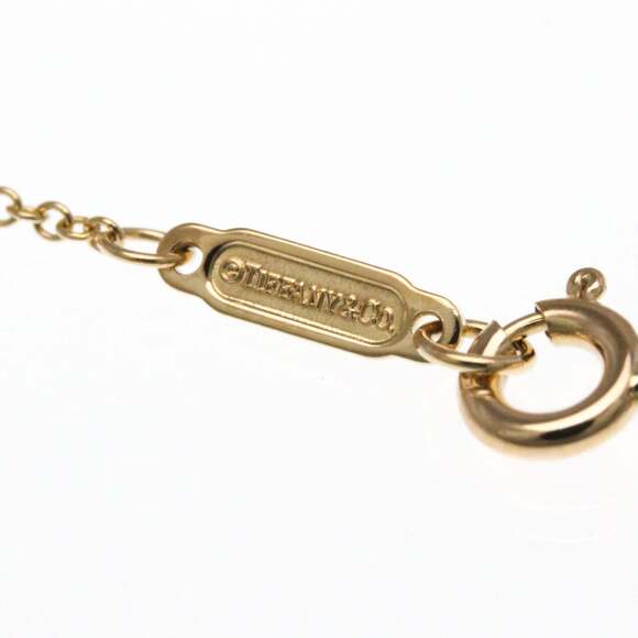 TIFFANY 18k Gold Diamond Heart Necklace